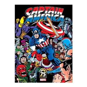 Captain America 75Th Anniversary Magazine #1 Kirby İngilizce Çizgi Roman