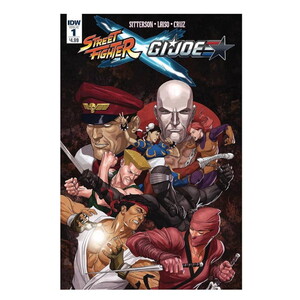 Street Fighter X GI Joe #1 (Of 6) Comp 5 Cvr Box S İngilizce Çizgi Roman