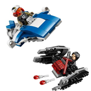 Lego A-Wing Vs. Tie Silencer Microfighters 75196