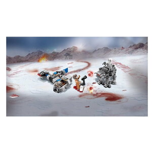  Lego Ski Speeder Vs. First Order Walker Microfighters 75195