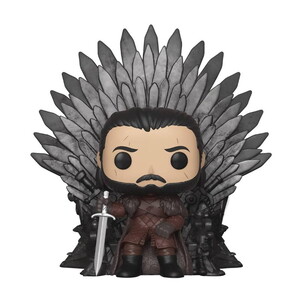 Funko Pop Deluxe: GOT S10 - Jon Snow Sitting on Iron Throne