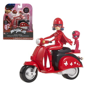 Miraculous Zooming Ladybug And Scooter Figür